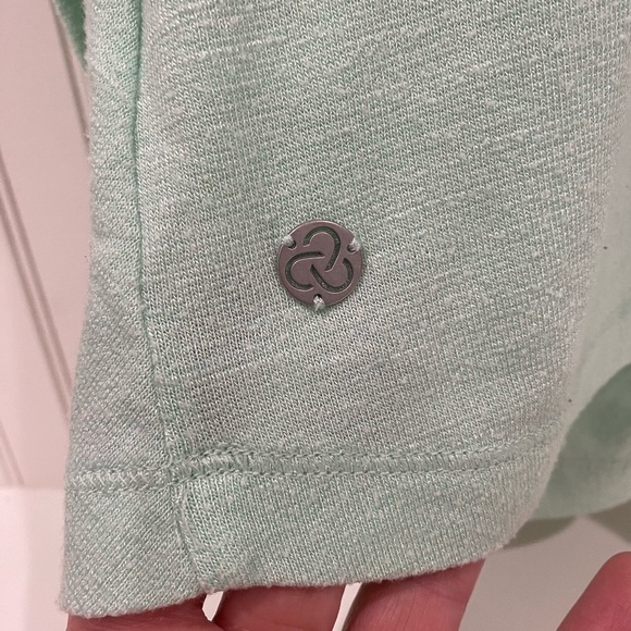 Zella So Graceful Athletic Top‎ Ruched Long Sleeve Mint Green Medium - Picture 5 of 12